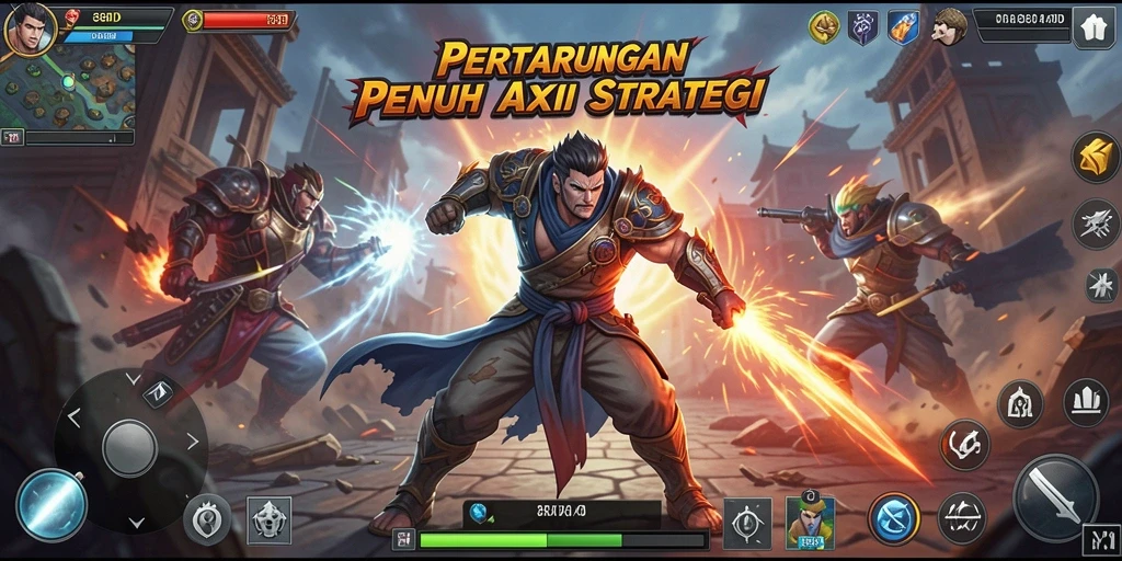 Gameplay seru pertarungan karakter dalam 88ID.