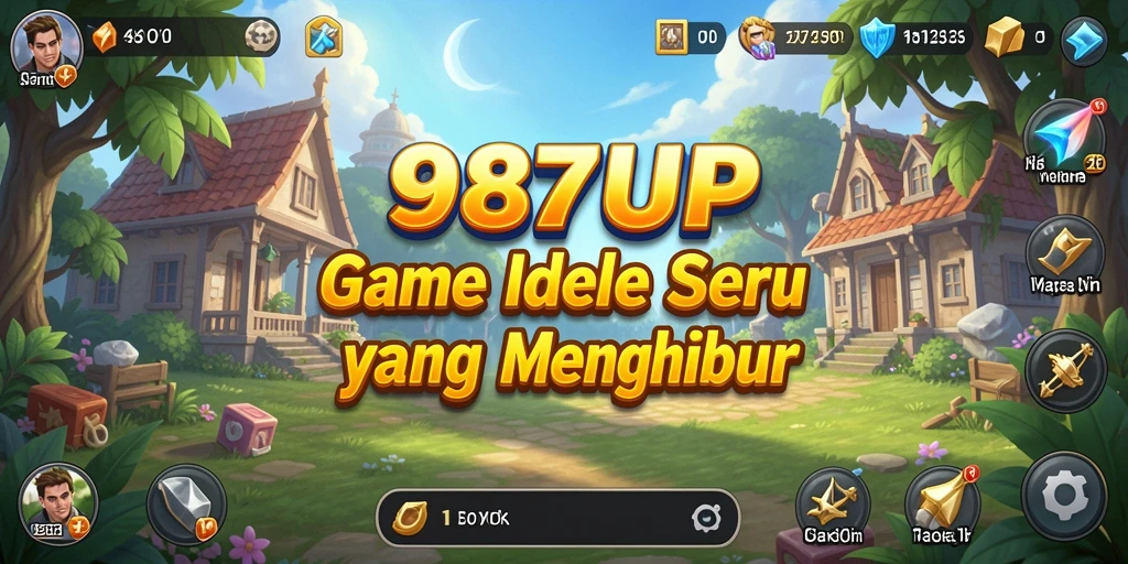 Tangkapan layar 987UP menampilkan gameplay santai yang menarik.