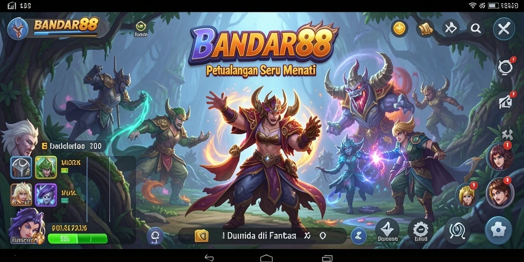 Gameplay BANDAR88 yang menampilkan petualangan mendebarkan di dunia fantasi.