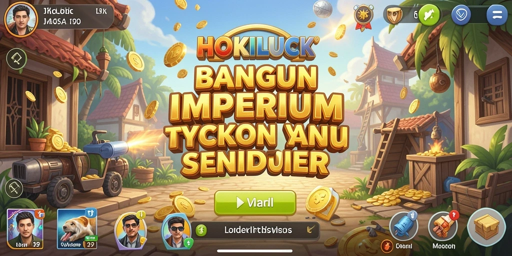 Tampilan utama gameplay HOKILUCK yang seru dan menantang.