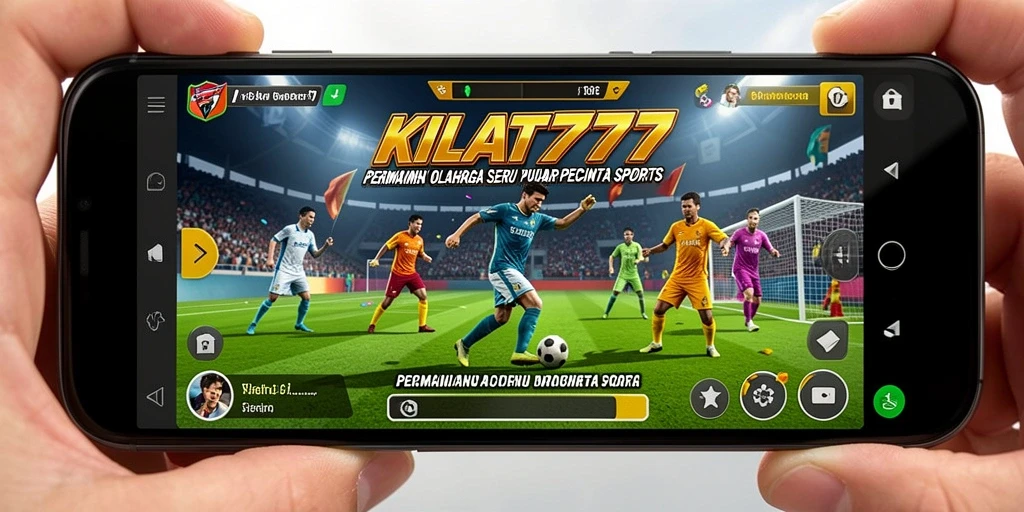Screenshot utama KILAT777 menampilkan gameplay olahraga yang menarik.