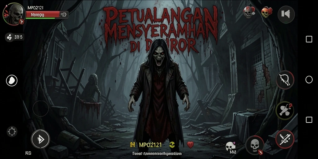 Gameplay menyeramkan di MPO2121 dengan suasana mencekam.