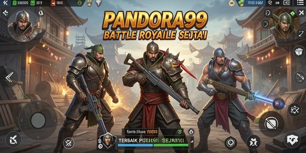Gameplay menarik di arena PANDORA99 dengan aksi battle royale seru.