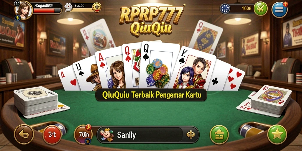Tampilan gameplay QiuQiu yang memukau dan menarik.
