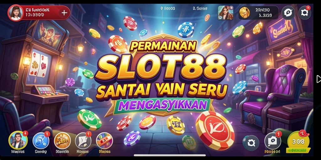 Tampilan utama SLOT88 dengan gameplay yang menarik dan seru.