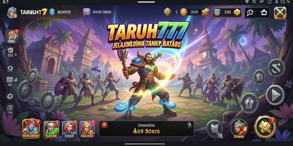 Menampilkan momen menegangkan dalam gameplay TARUH777 Open World.